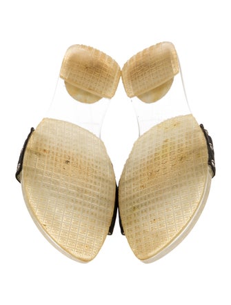 Chanel Sport Interlocking CC Logo Slides