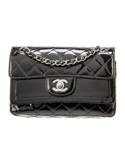 Chanel Patent CC Double Flap Bag