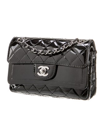 Chanel Patent CC Double Flap Bag
