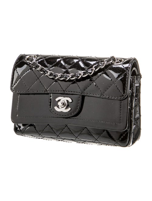 Chanel Patent CC Double Flap Bag