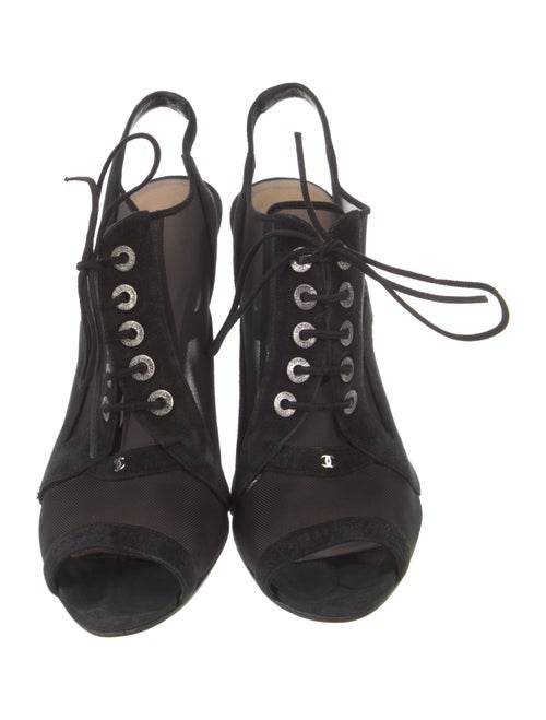 Chanel 2011 Interlocking CC Logo Gladiator Sandals