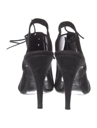 Chanel 2011 Interlocking CC Logo Gladiator Sandals