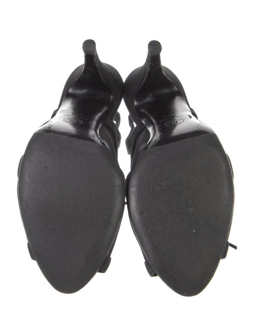 Chanel 2011 Interlocking CC Logo Gladiator Sandals