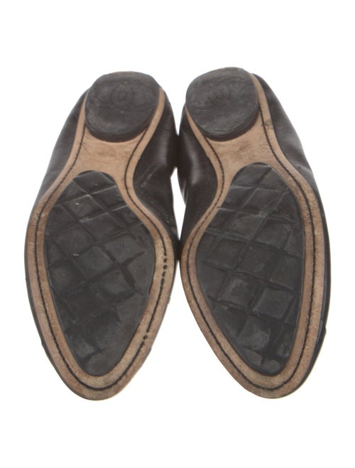 Chanel 2012 Interlocking CC Logo Ballet Flats
