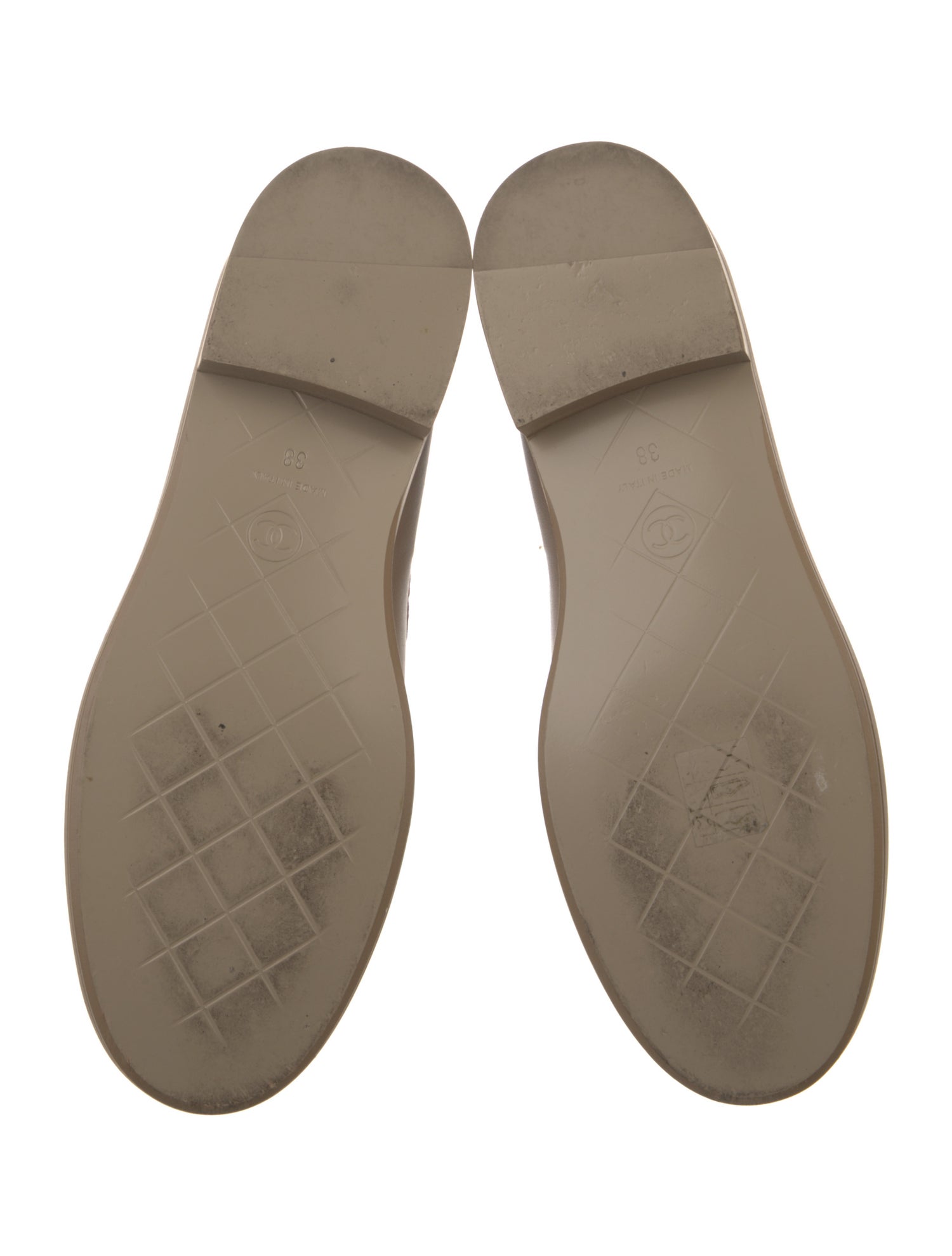 Chanel 2022 Interlocking CC Logo Loafers