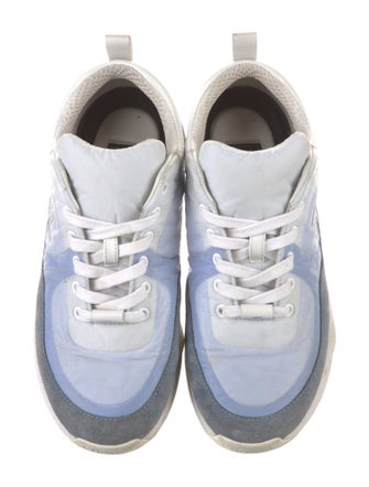 Chanel Interlocking CC Logo Nylon Sneakers