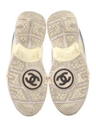 Chanel Interlocking CC Logo Nylon Sneakers