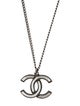Chanel Resin CC Pendant Necklace