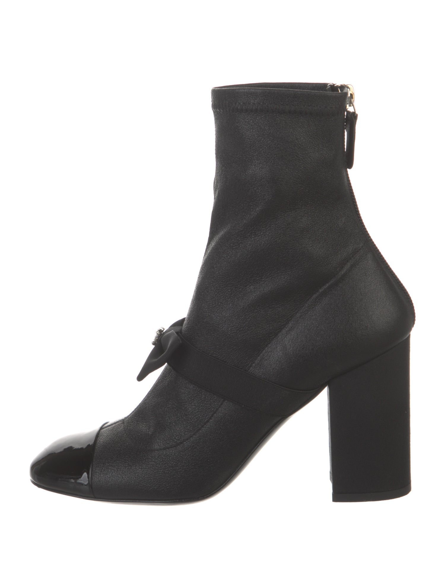 Chanel 2023 Interlocking CC Logo Sock Boots