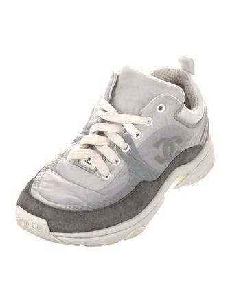 Chanel Interlocking CC Logo Nylon Chunky Sneakers