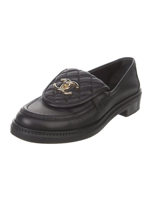Chanel 2022 Interlocking CC Logo Loafers