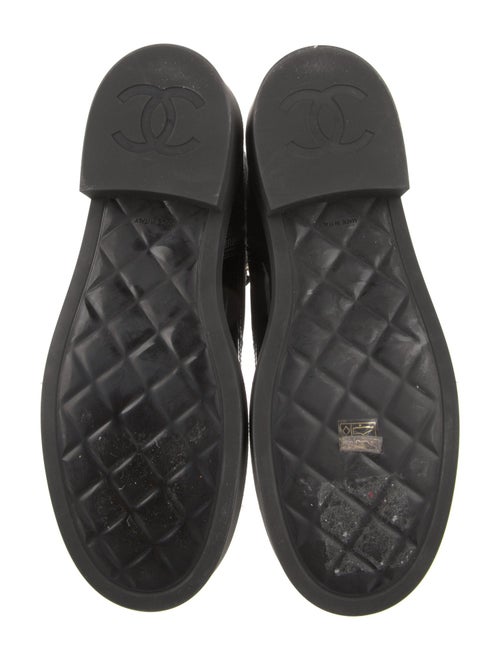 Chanel Interlocking CC Logo Nylon Combat Boots