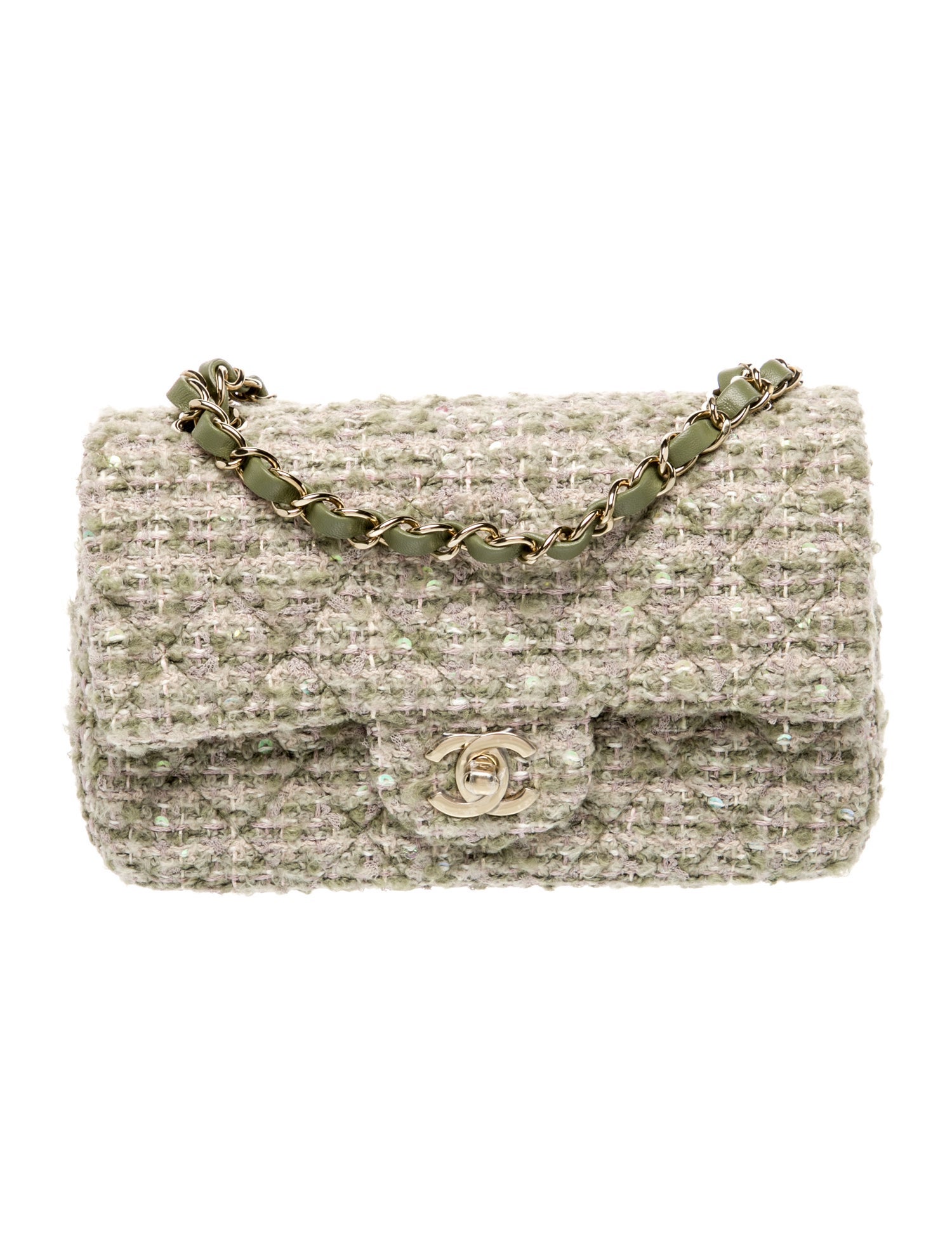 Chanel Classic Tweed Rectangular Mini Flap Bag