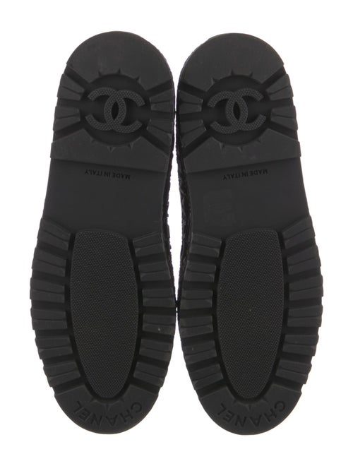 Chanel Interlocking CC Logo Leather Chelsea Boots