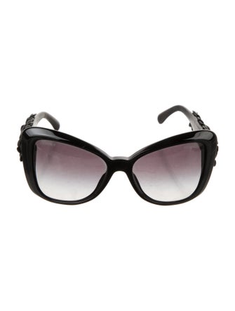 Chanel Interlocking CC Logo Oversize Sunglasses