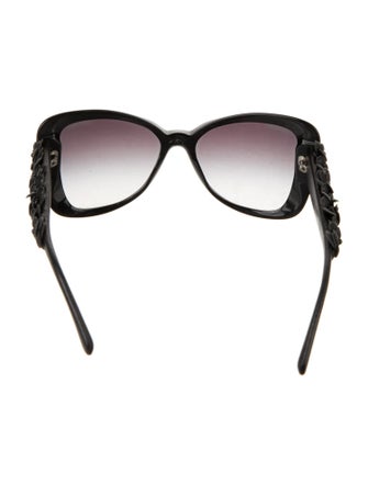 Chanel Interlocking CC Logo Oversize Sunglasses