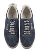 Chanel Interlocking CC Logo Suede Sneakers