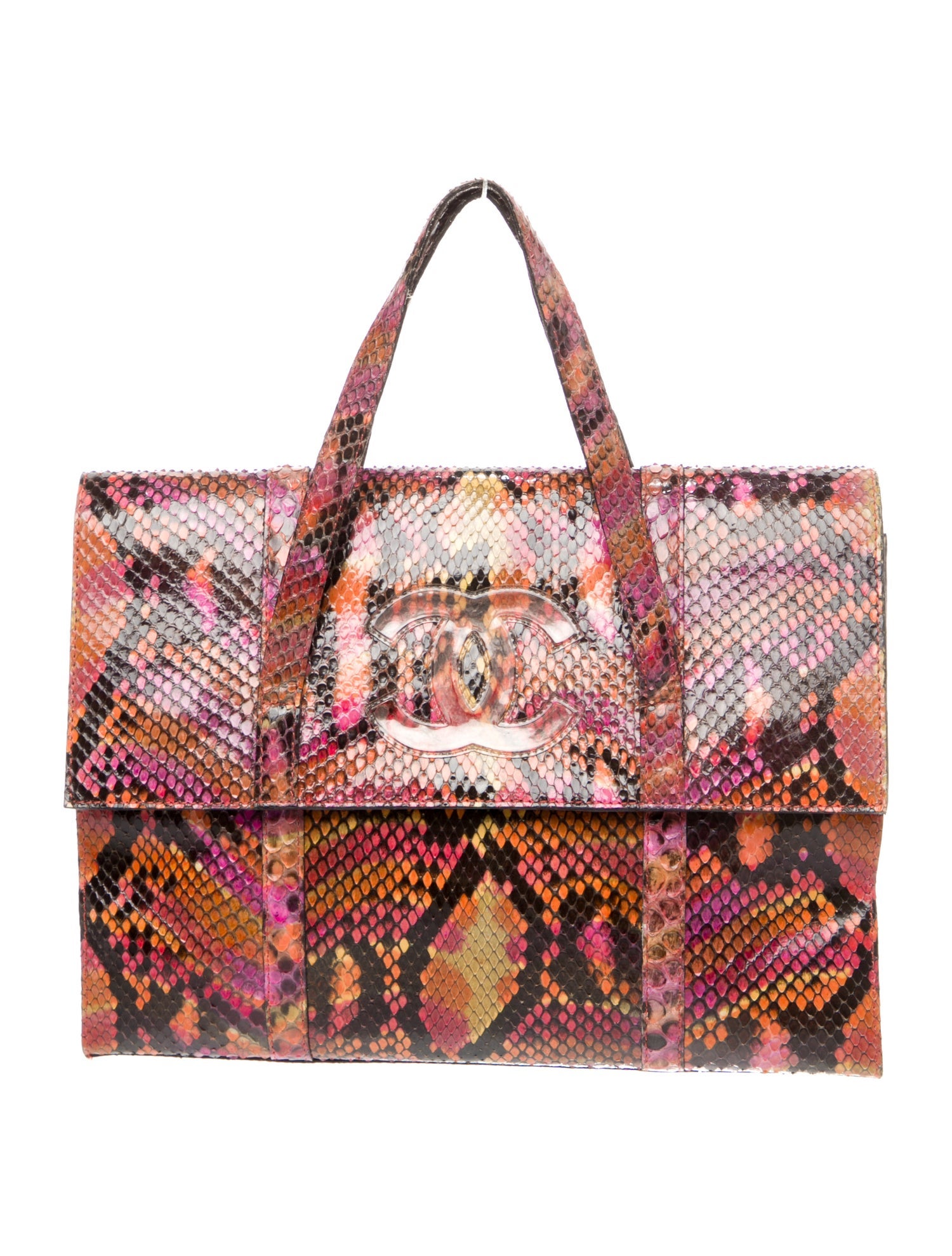 Chanel Python CC Handle Bag