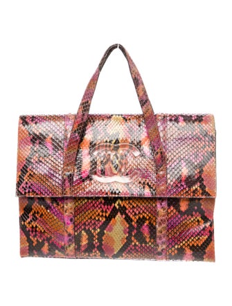 Chanel Python CC Handle Bag