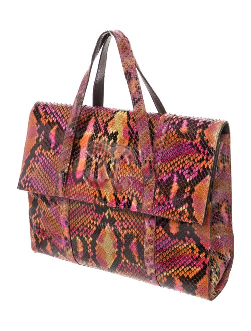 Chanel Python CC Handle Bag