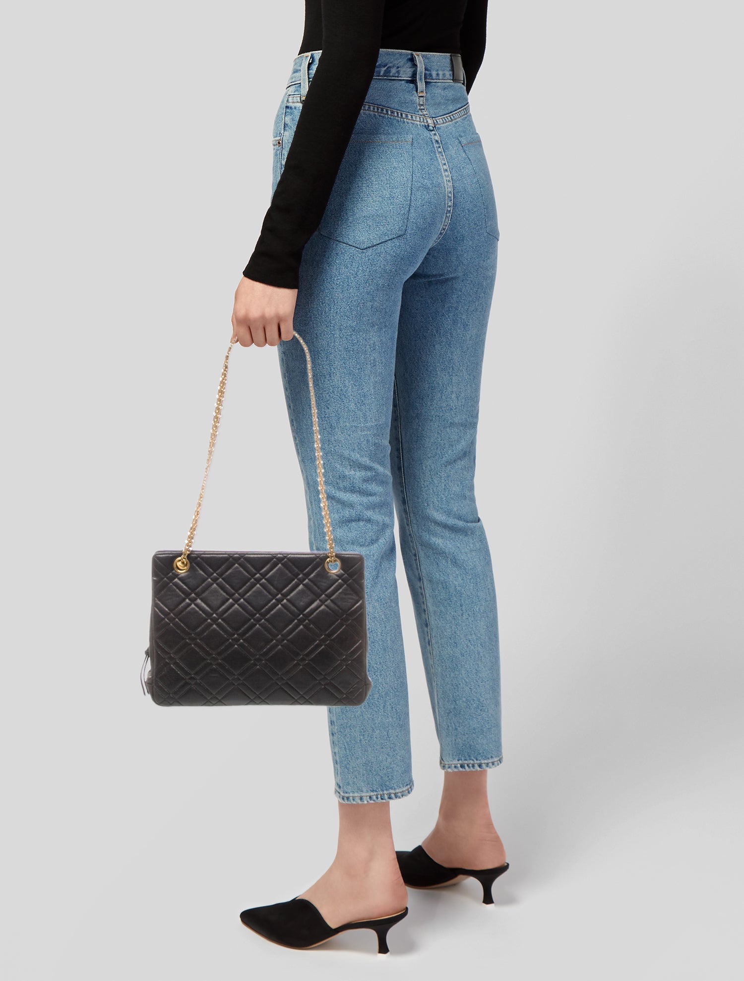 Chanel Quilted Reissue Chain Tote