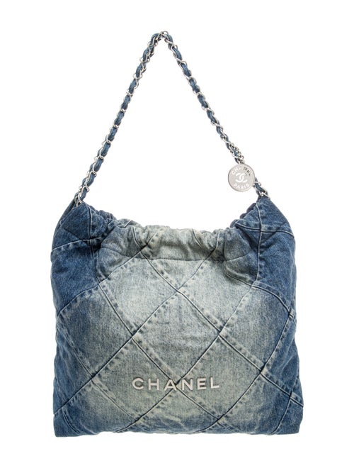 Chanel Denim 22 Hobo