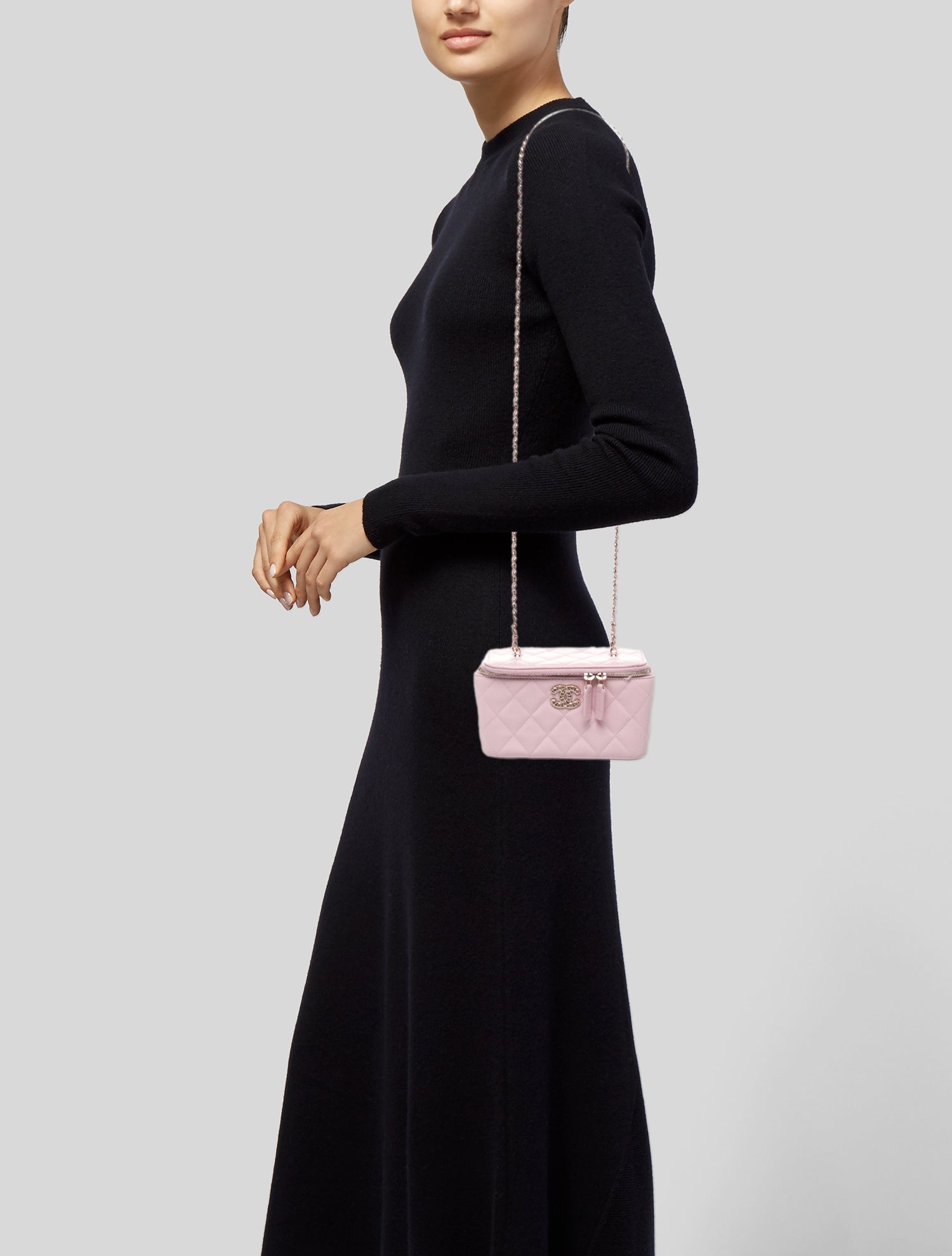 Chanel Crystal Hearts Small Vanity Case