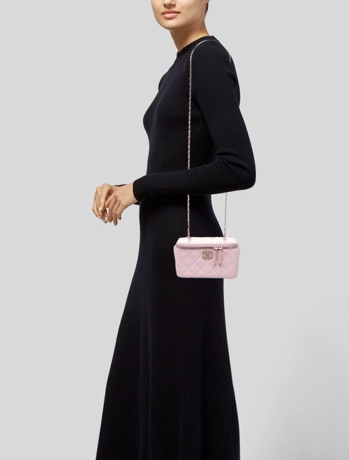 Chanel Crystal Hearts Small Vanity Case