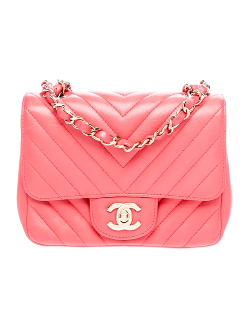 Chanel Mini Chevron Square Flap Bag