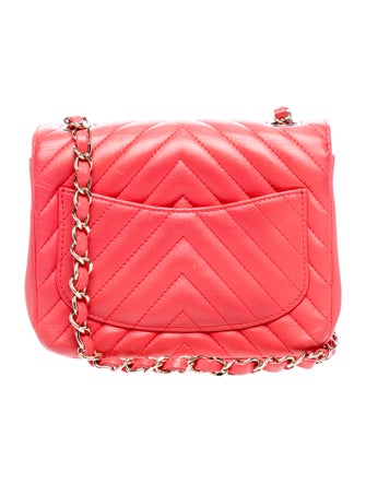 Chanel Mini Chevron Square Flap Bag