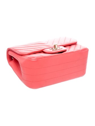 Chanel Mini Chevron Square Flap Bag