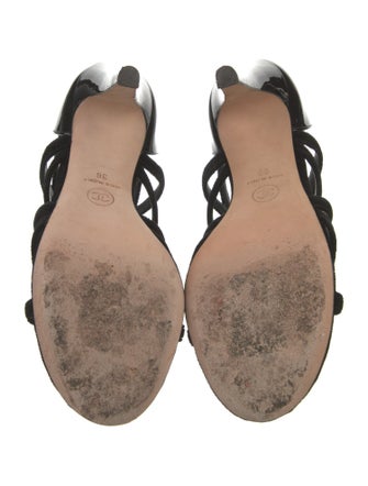 Chanel 2017 Interlocking CC Logo Sandals