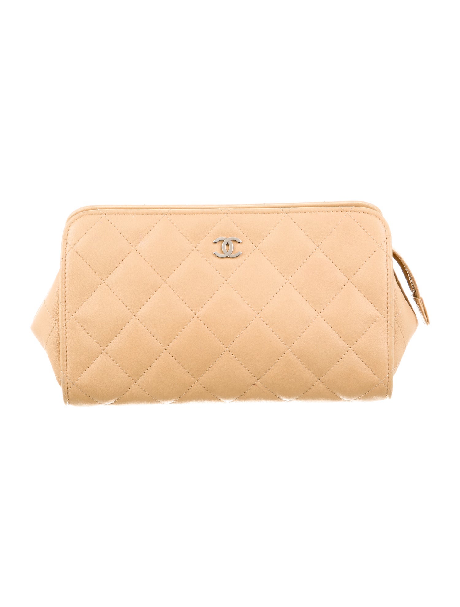 Chanel Quilted CC Cosmetic Pouch