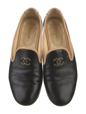 Chanel 2017 Interlocking CC Logo Loafers