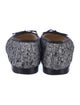 Chanel Interlocking CC Logo Tweed Ballet Flats