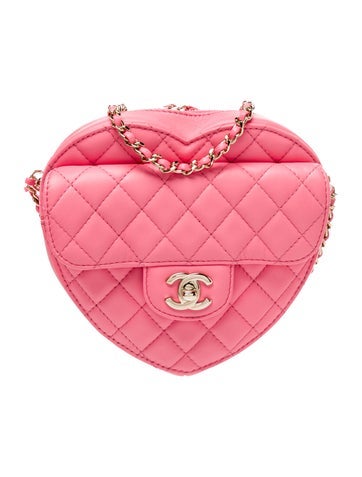 Chanel Shoulder Bags CC In Love Heart Bag