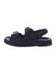 Chanel 2021 Interlocking CC Logo Slingback Sandals