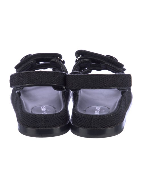 Chanel 2021 Interlocking CC Logo Slingback Sandals