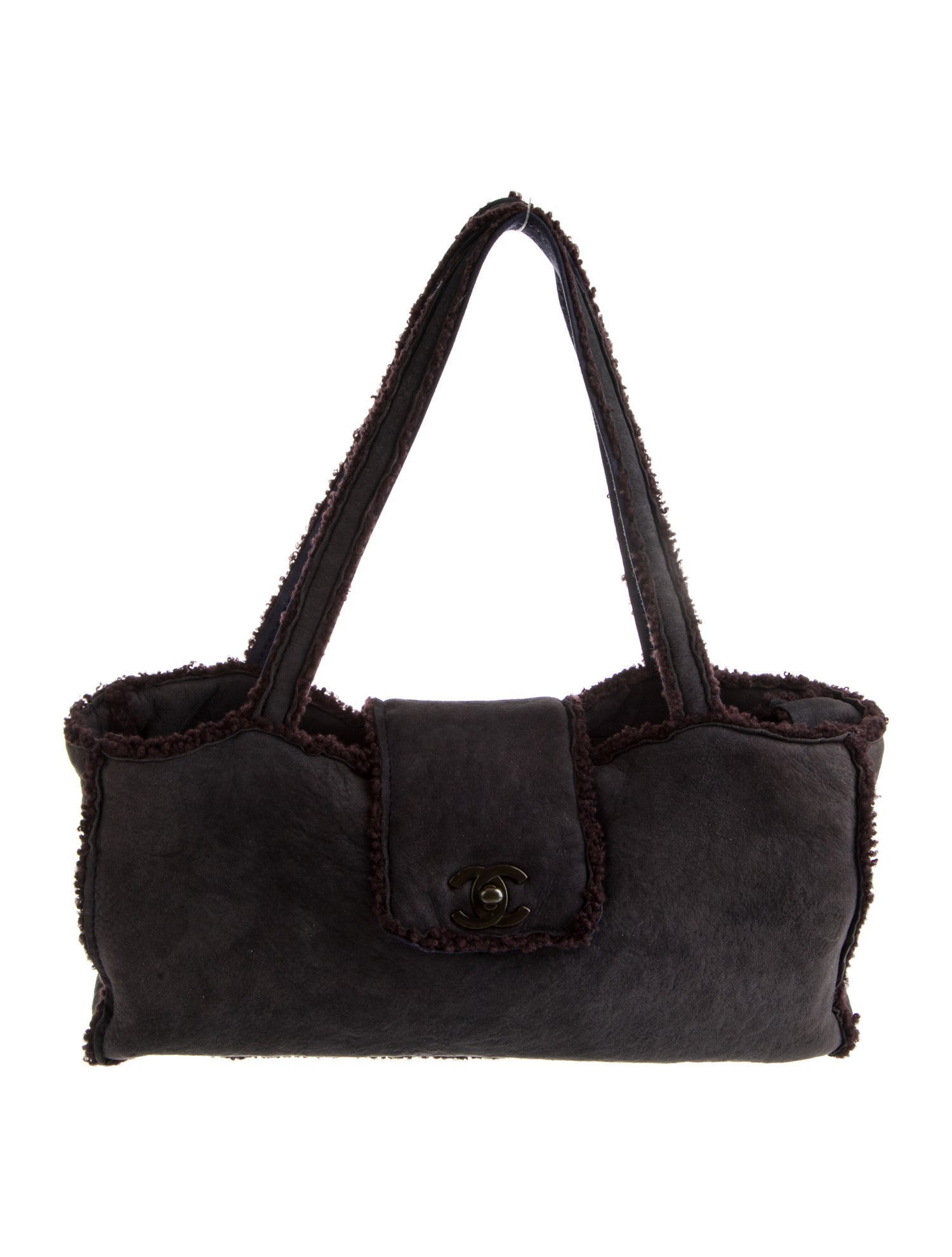 Chanel Shearling Shoulder Bag