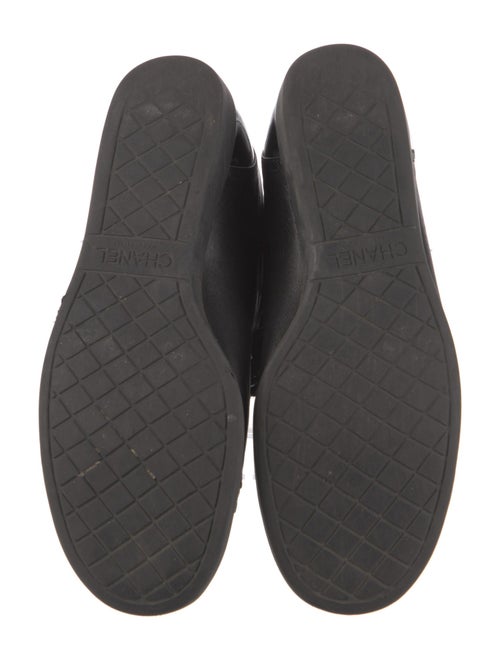 Chanel Interlocking CC Logo Leather Sneakers