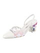 Chanel Interlocking CC Logo Mesh Accents Slingback Pumps