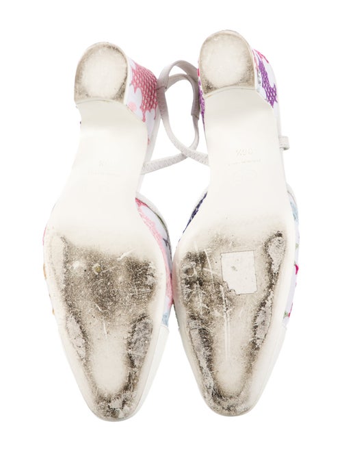 Chanel Interlocking CC Logo Mesh Accents Slingback Pumps