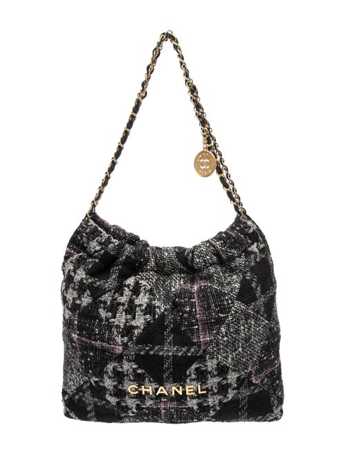 Chanel Medium Tweed 22 Hobo