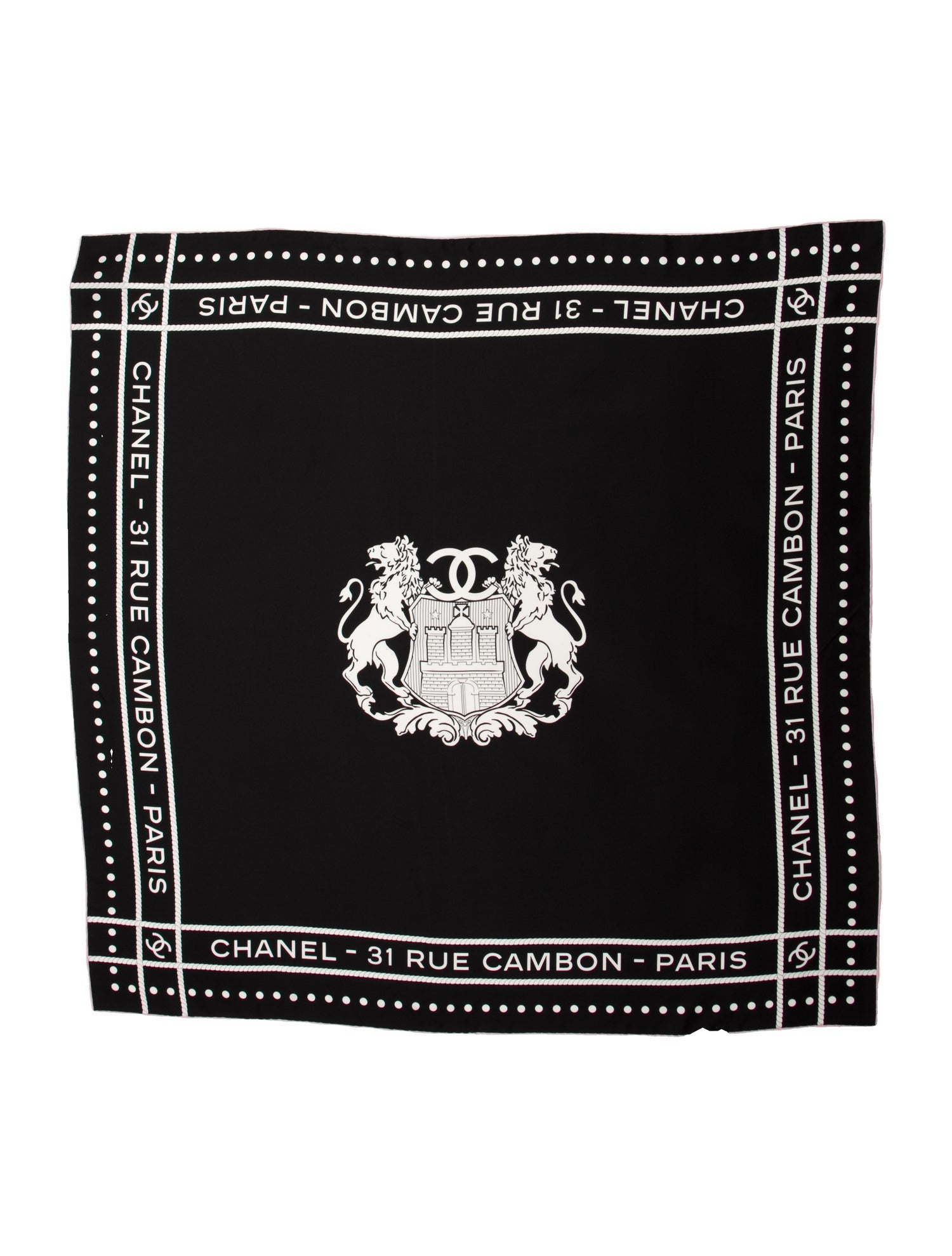 Chanel Silk 2018 Scarf