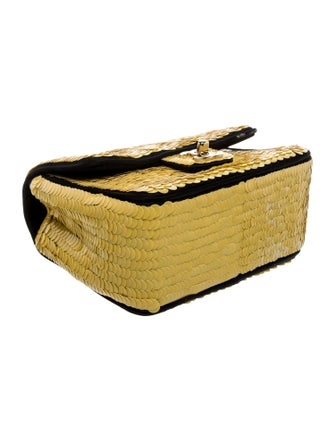 Chanel Sequin Mini Square Classic Flap Bag