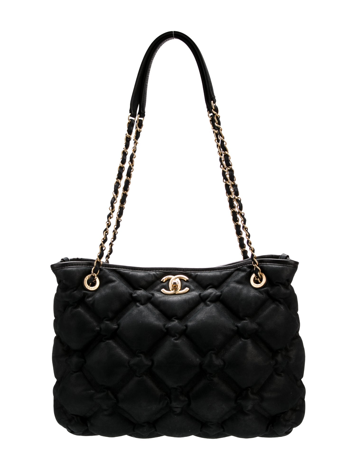 Chanel Leather Chesterfield Tote