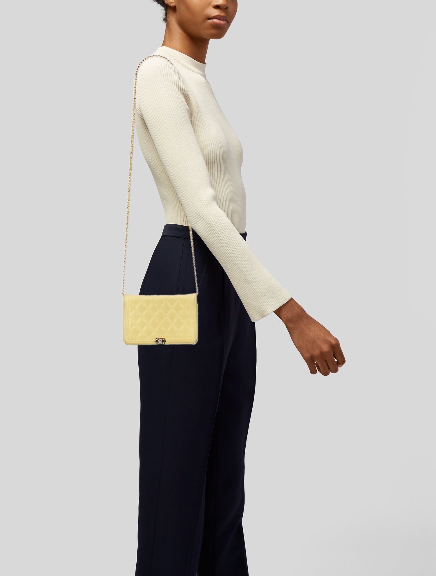 Chanel Boy Wallet On Chain