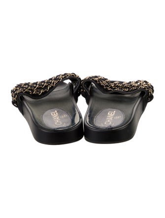 Chanel 2017 Interlocking CC Logo Slides