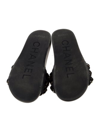 Chanel 2017 Interlocking CC Logo Slides