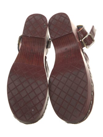 Chanel 2015 Interlocking CC Logo Slingback Flats